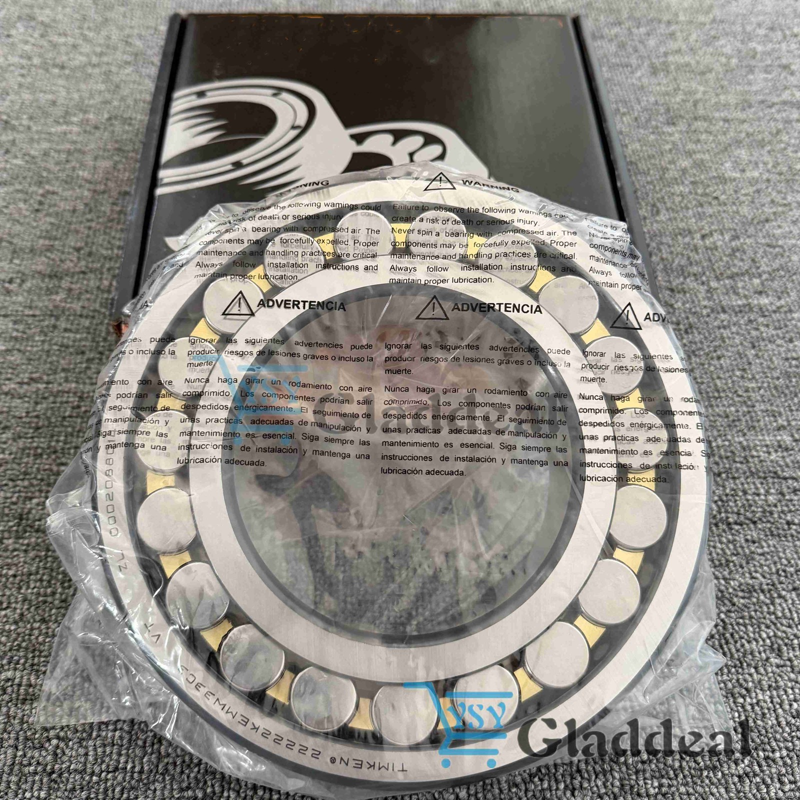 New Spherical Roller Bearing 22222KEMW33C3 for Timken 110 x 200 x 53 mm