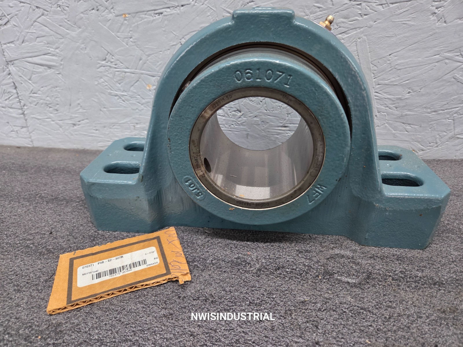 Dodge S-2000 070371 Pillow Block Bearing, 3-7/16″ Bore, P4B-S2-307R, 4 bolt