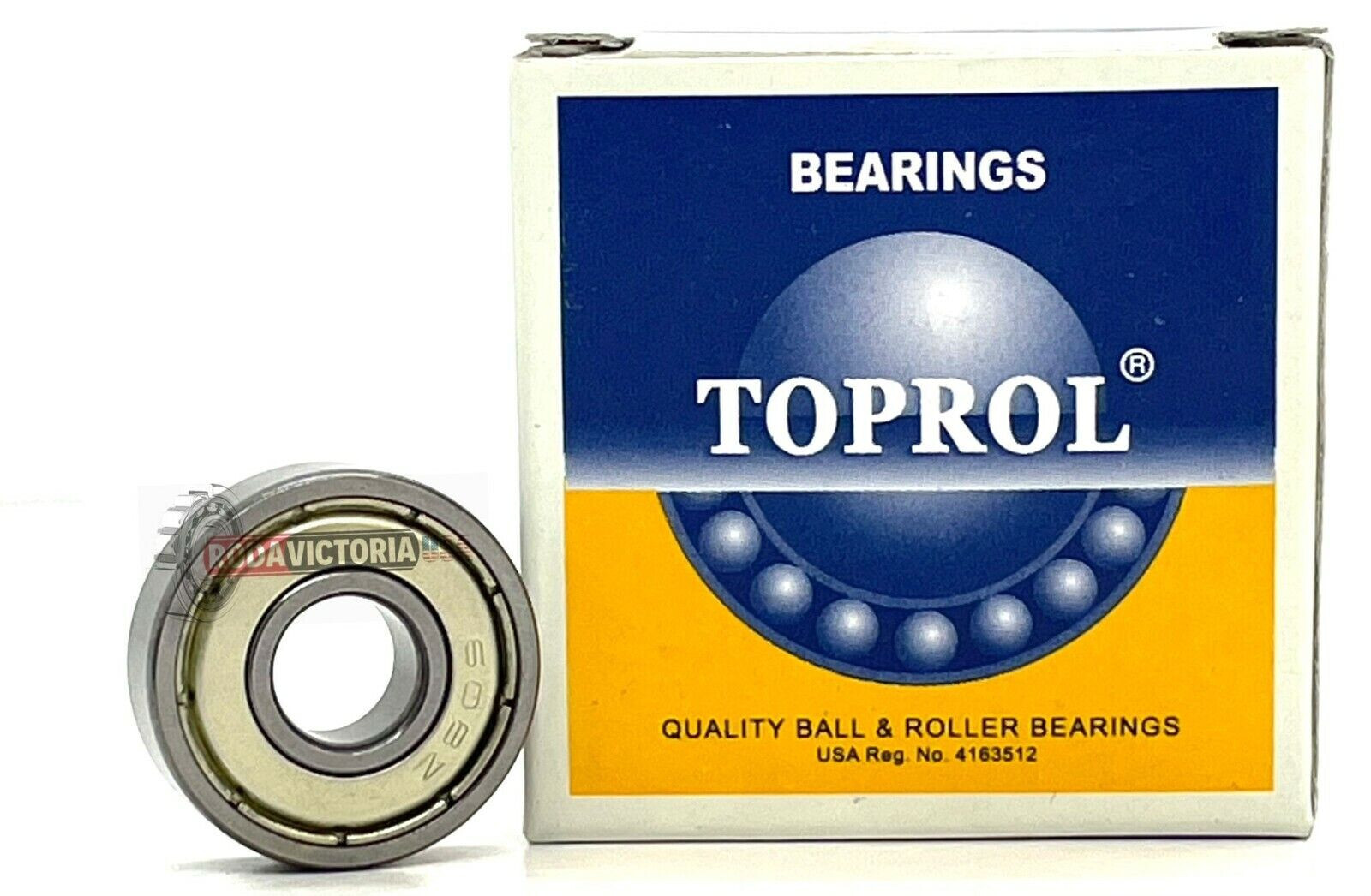 606-ZZ Premium Sealed Radial Ball Bearing, Size (mm) 6x17x6