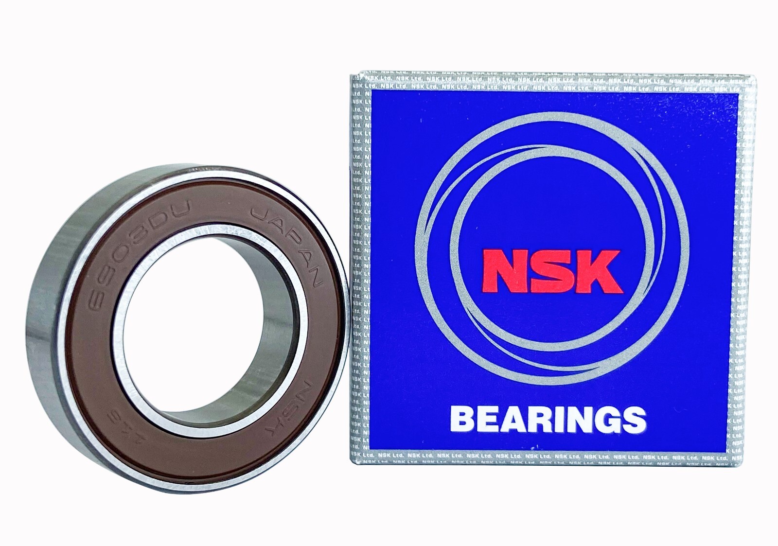 2PACK NSK 6903DDU 6903-2RS 17X30X7MM Double Rubber Sealed Bearings