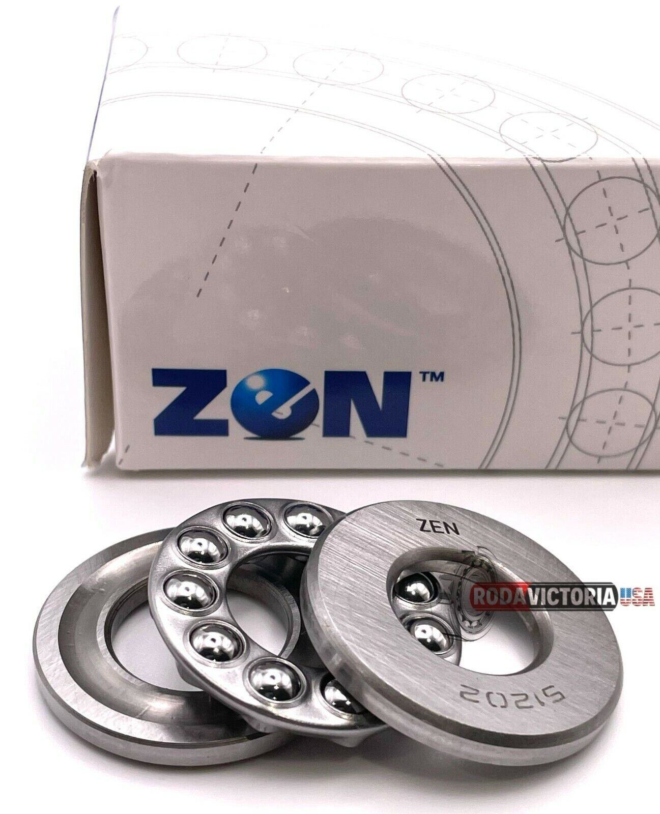 ZEN 51202 AXIAL DEEP GROOVE BEARING 15x32x12 mm