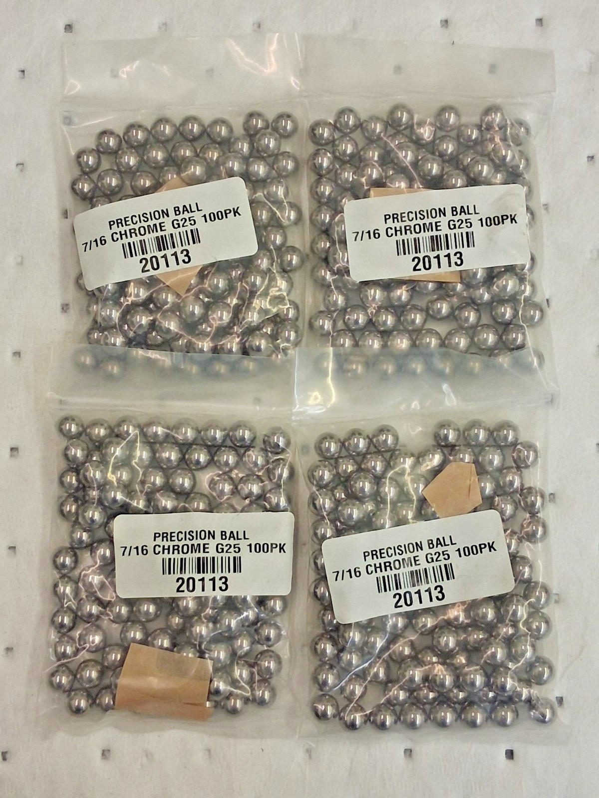 Pro Chrome Steel Balls QTY400 7/16″ Dia Grade 25 20113