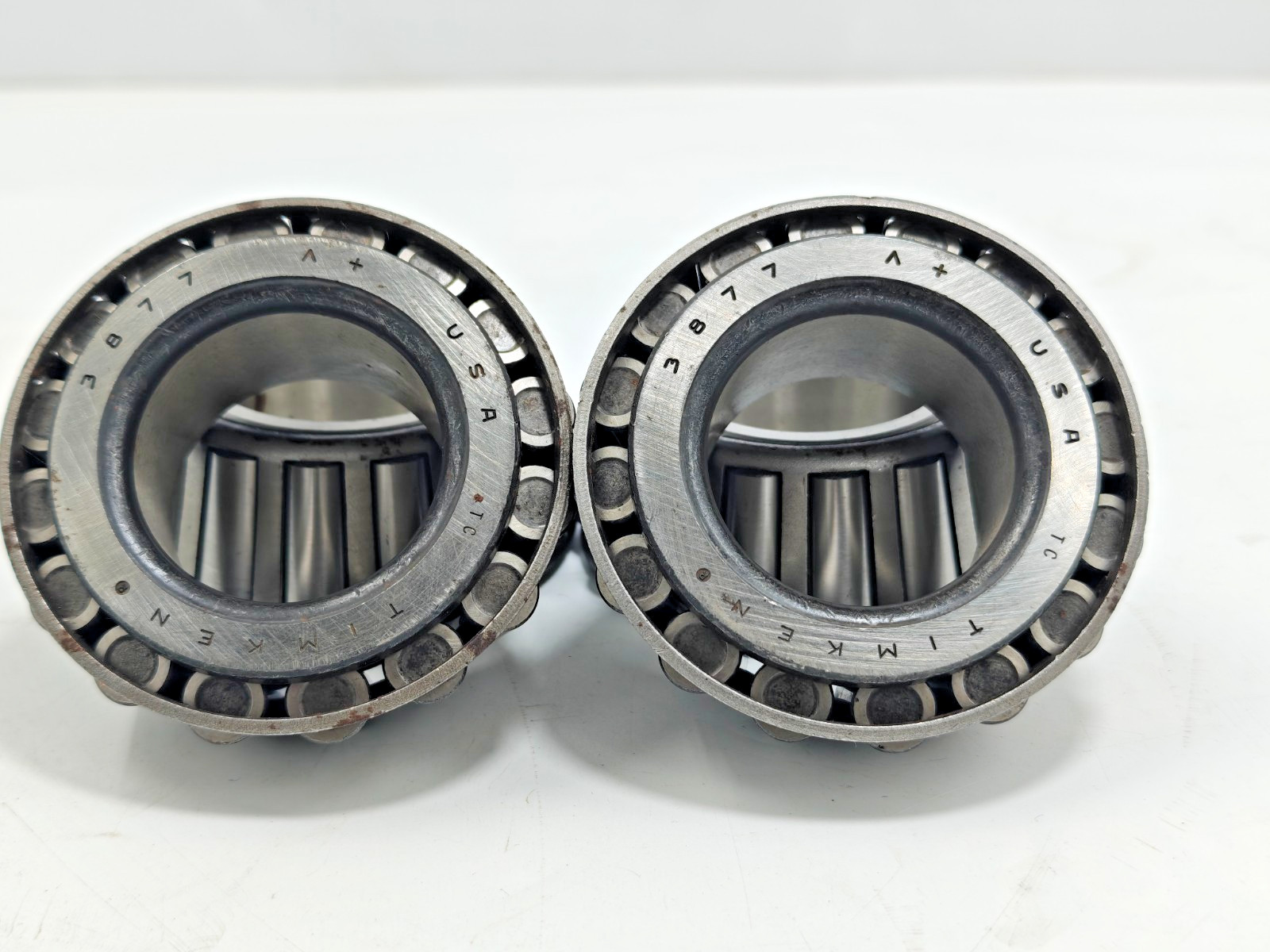 (4Pcs.) 3877 Timken Tapered Roller Bearing Cones Only Timken 3877 USA Lot of 4