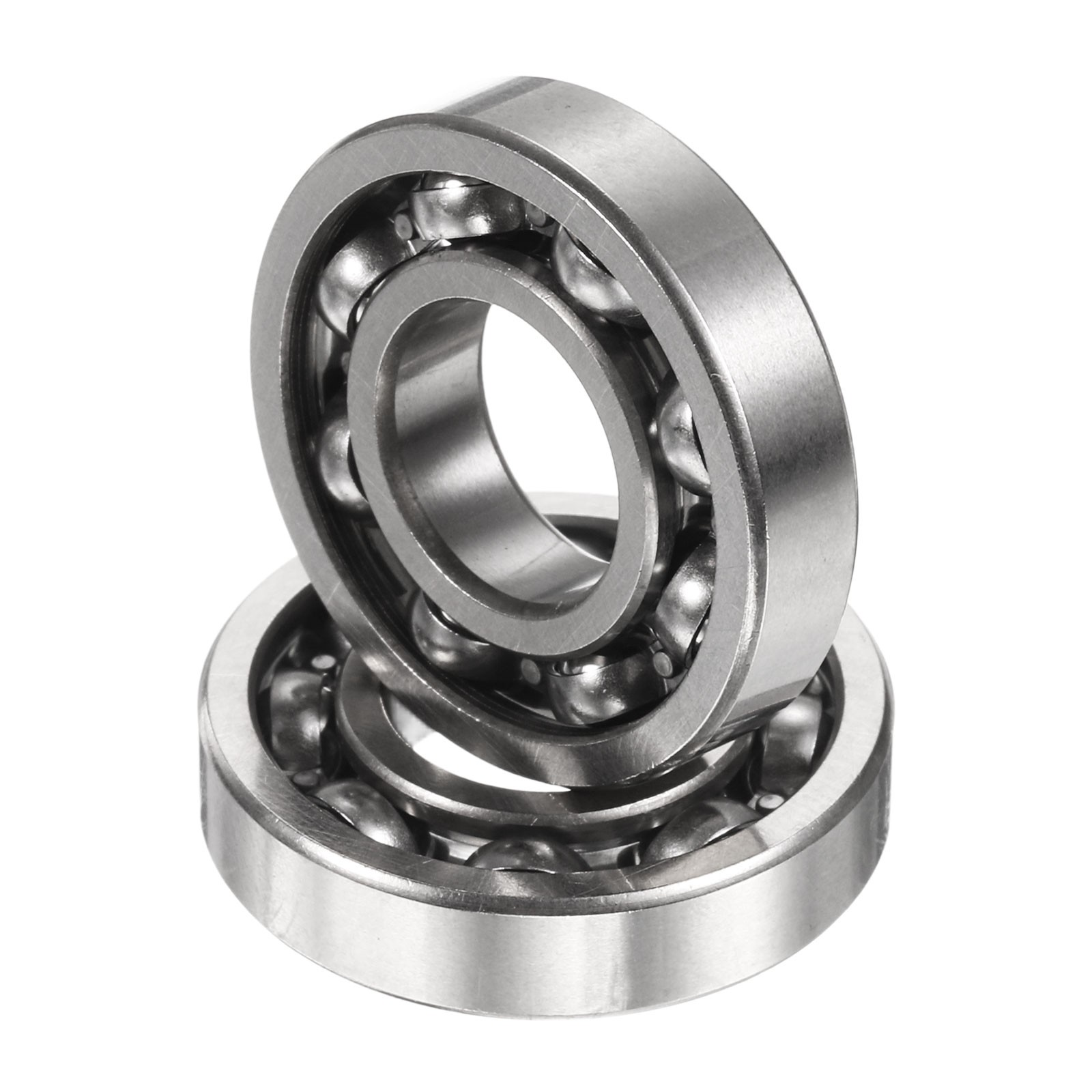 2pcs R8 1/2″ ID x 1-1/8″ OD x 1/4″ Height Z1 Ball Bearings Silver Tone