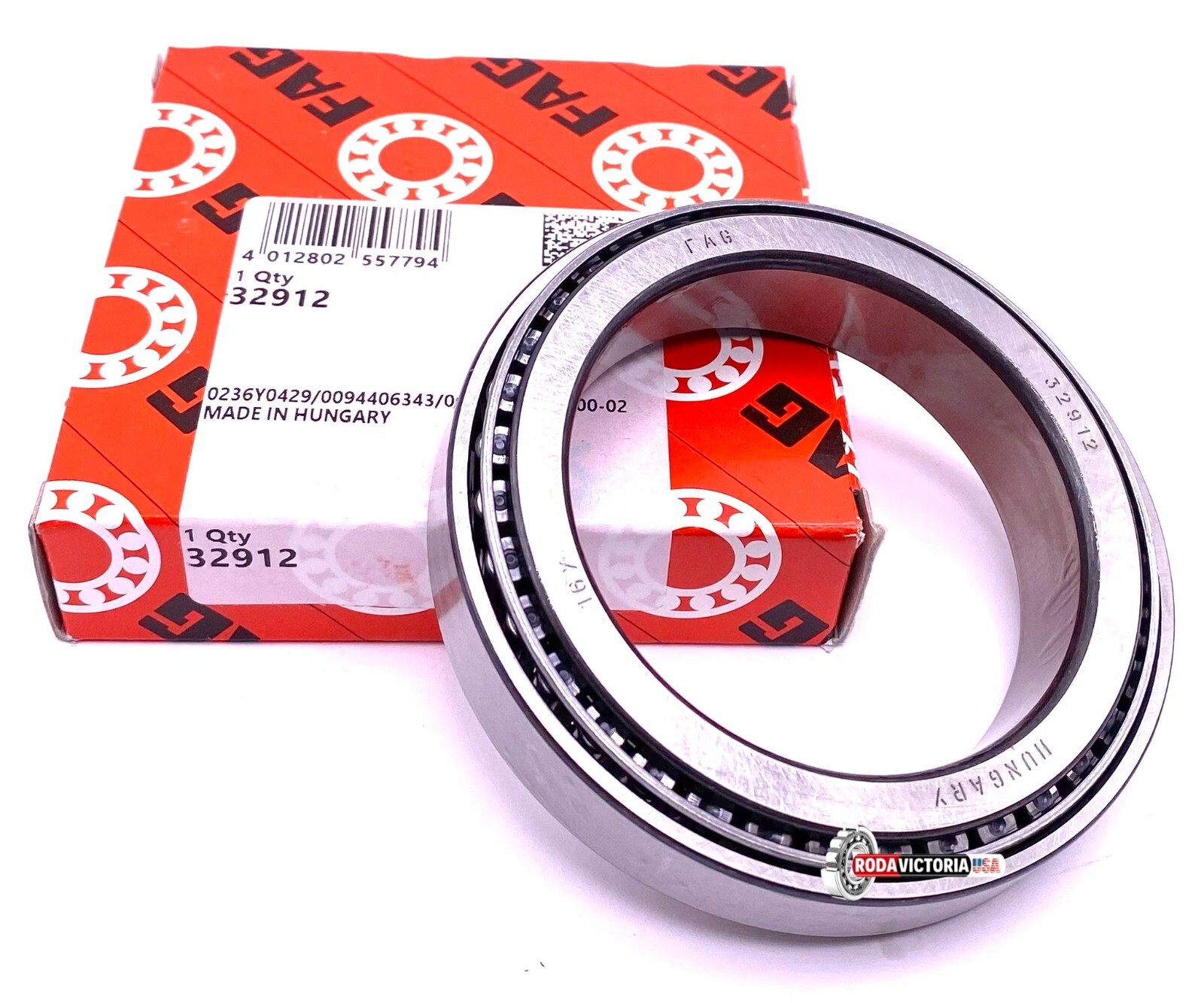 FAG 32912 Deep Groove Ball Bearing, Rubber Sealed 30x72x30.20 mm