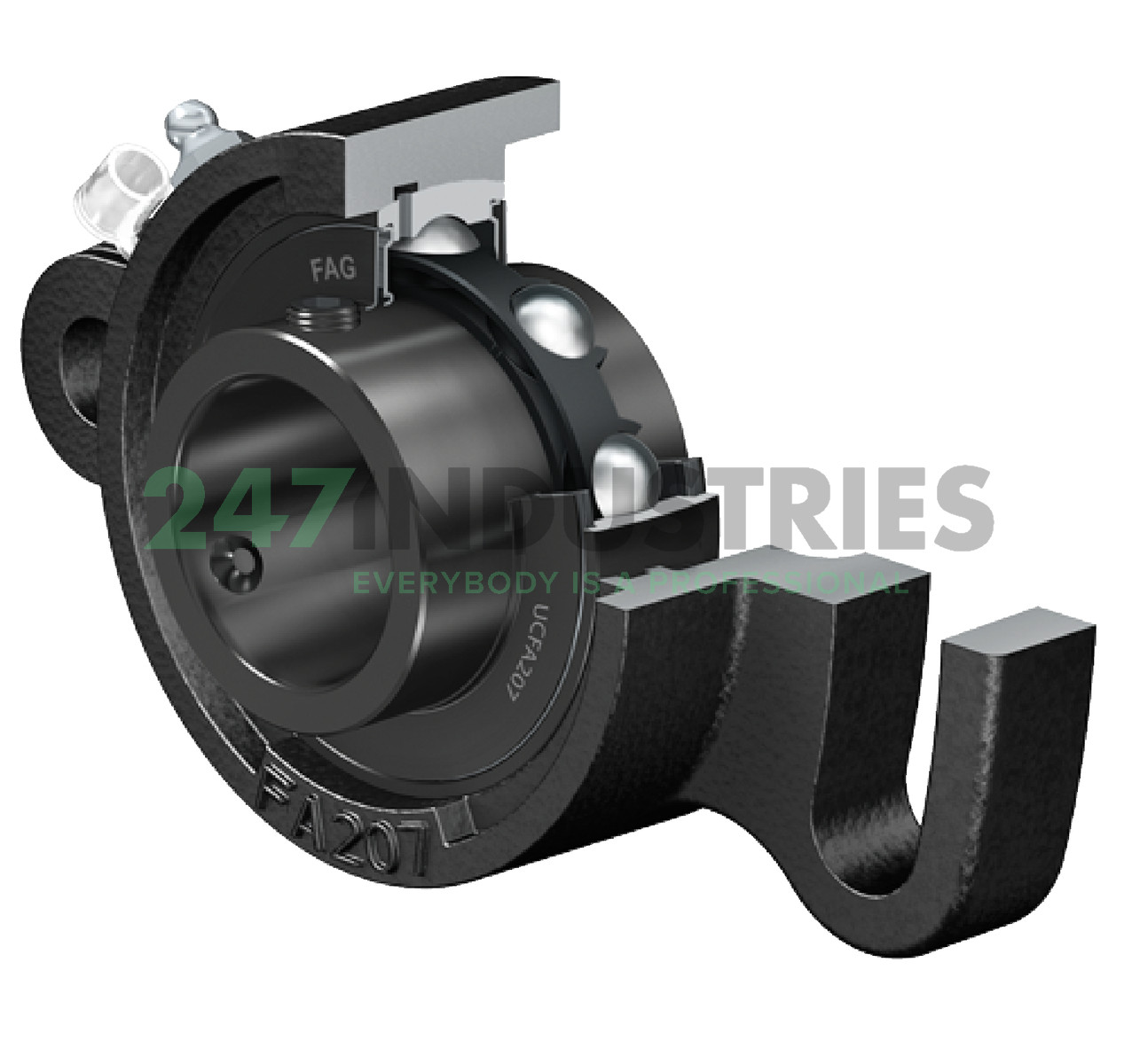 UCFA206-19-J7 FAG 30,16 x 144 x 40,2 mm HOUSING/BEARING ASSY