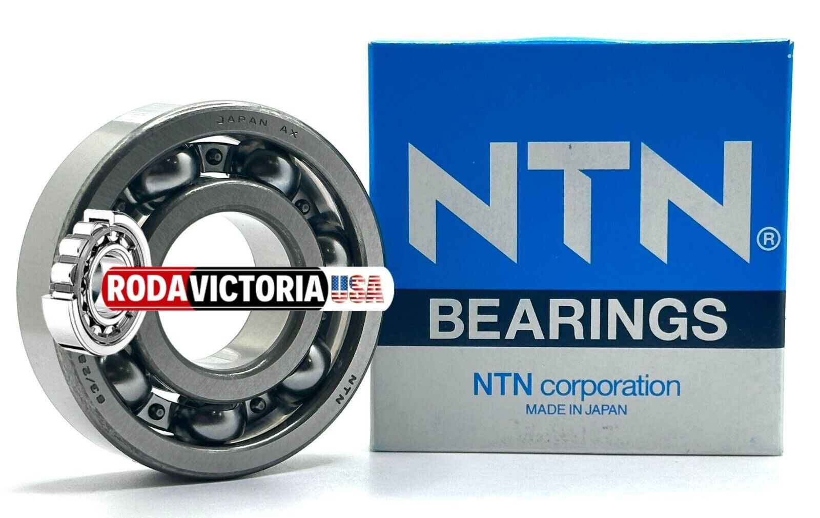 NTN JAPAN 63/28 C4 DEEP GROOVE BALL BEARING, OPEN TYPE, NO SEALS 28x68x18mm
