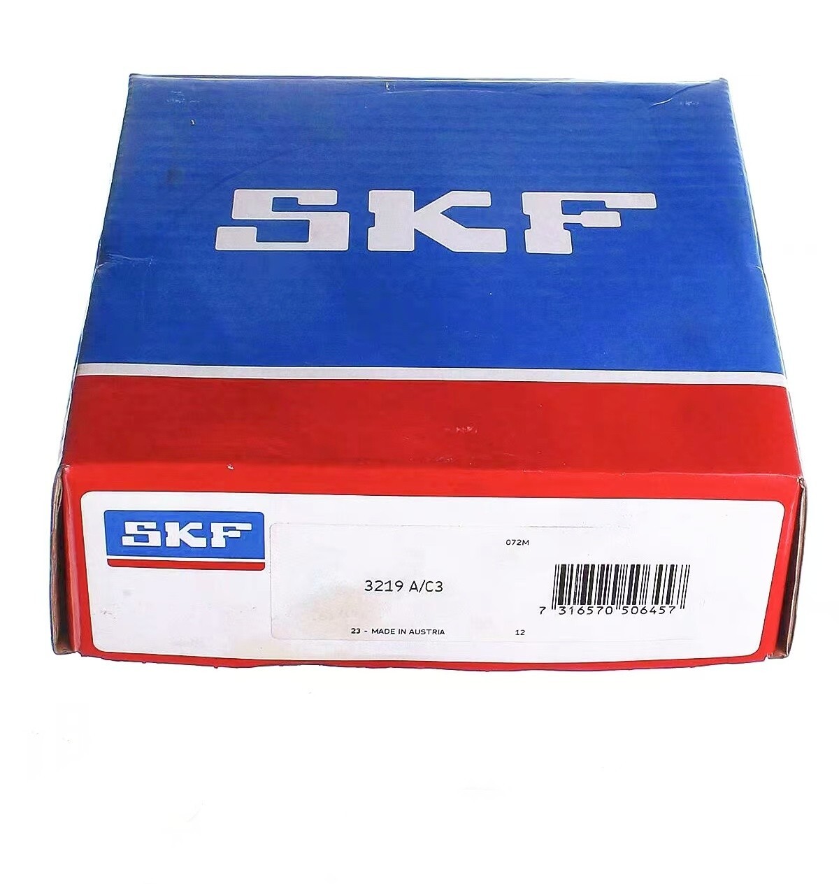 1PC SKF 3219 A/C3 double row angular contact ball bearing