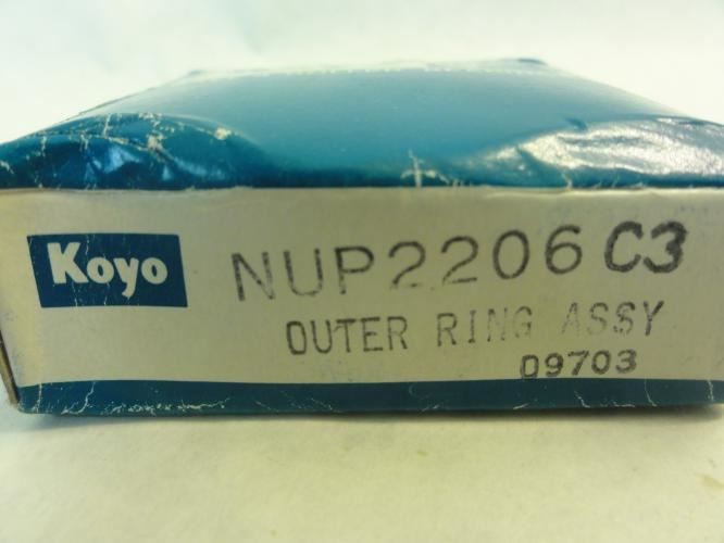 201644 New In Box; Koyo NUP2206C3 Outer Ring Assembly; 30mm ID; 62mm OD