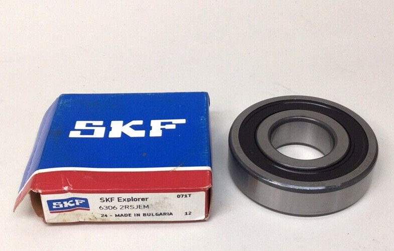 SKF 6306 2RSJEM Ball Bearing Deep Groove 30mm ID X 72mm OD X 19mm Width