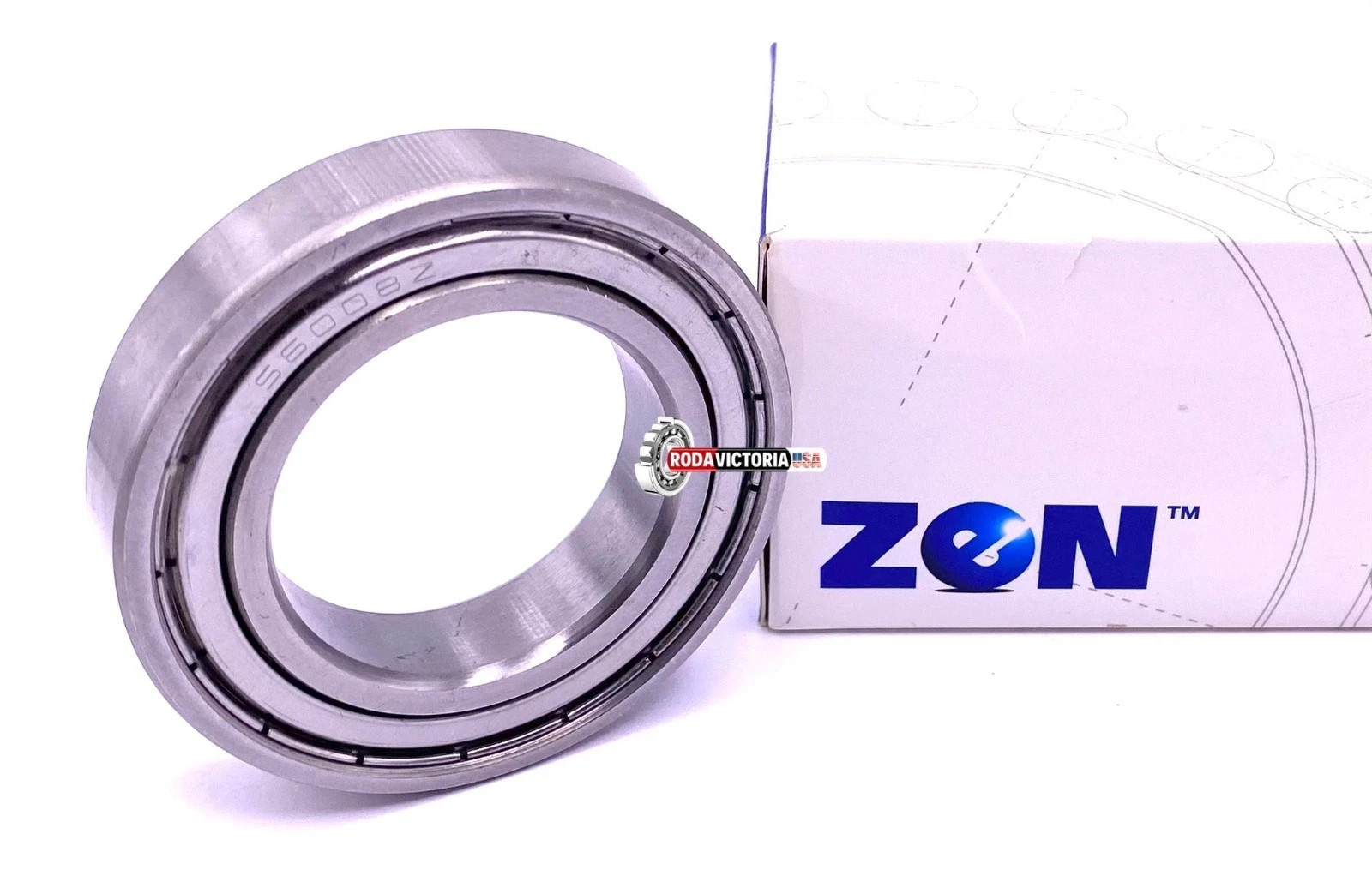 ZEN S6008 ZZ Stainless Steel Ball Bearing Metal Shielded W6008 ZZ 40x68x15 mm