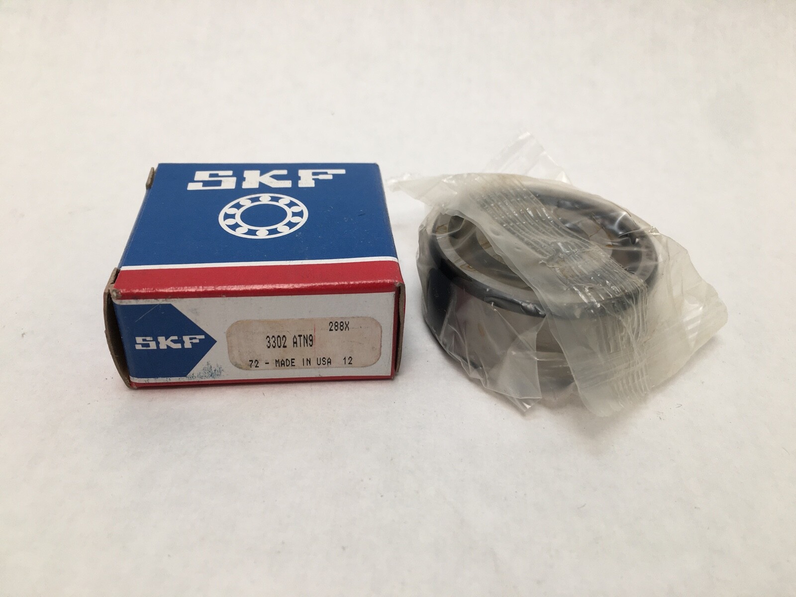 SKF 3302-ATN9 Angular Contact Bearing 3302 A TN9 5302 3302A 15mmx42mmx3/4″