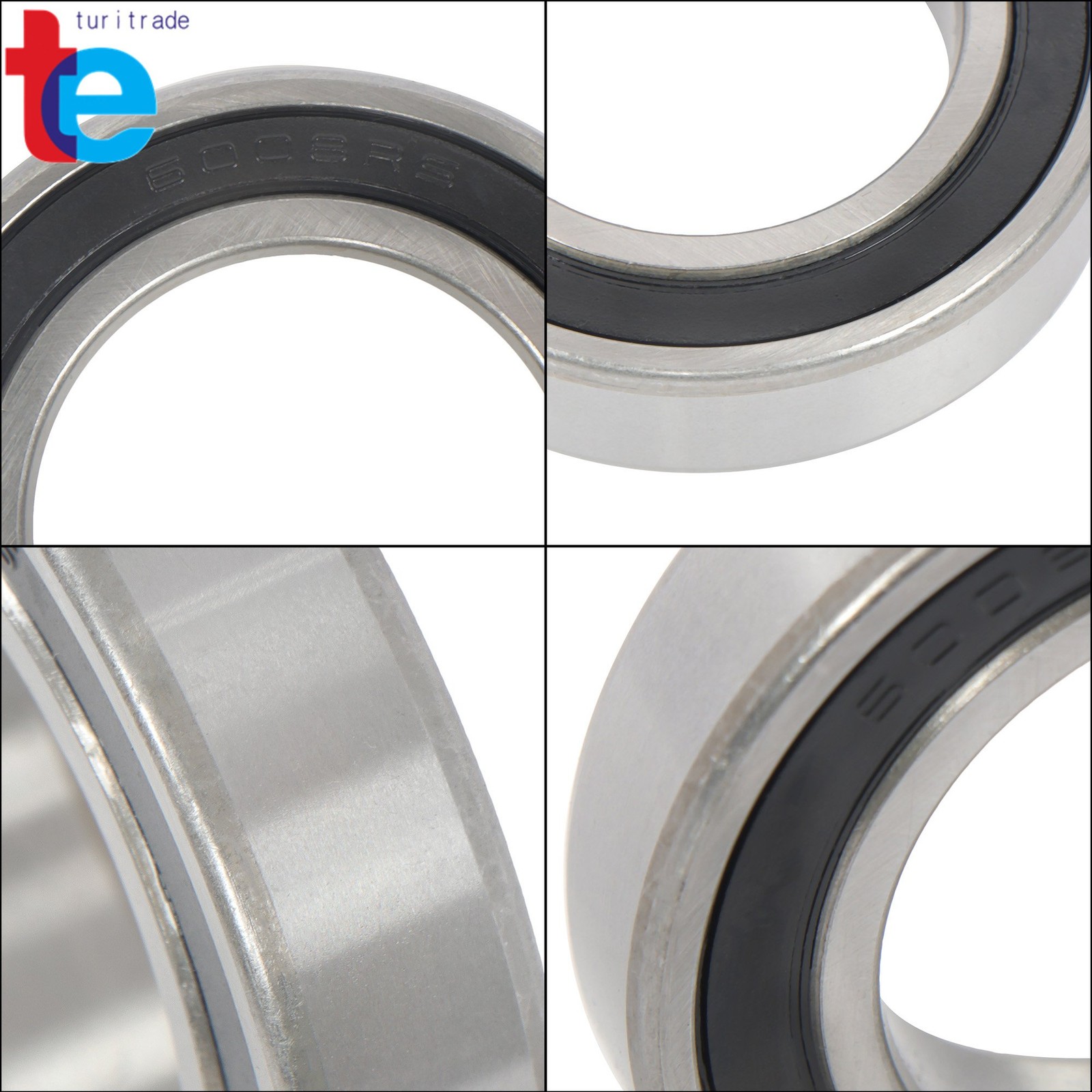 10pcs 6008-2RS Sealed Ball Bearings 40mm x68mm x15mm Industrial