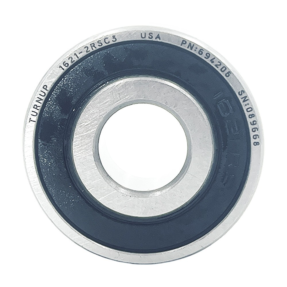 10Pcs TURNUP 1621-2RSC3 Double Sealed Ball Bearing 1/2″x1-3/8″x7/16 Inch