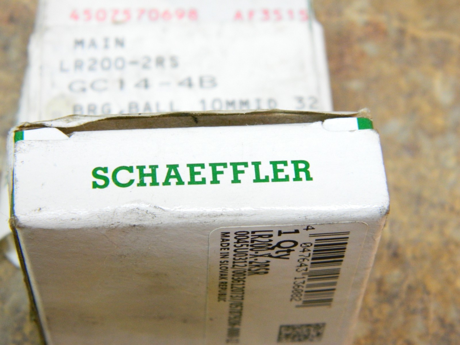 2 PCS. SCHAEFFLER LR200-X-2RSR YOKE Track Roll Bearings