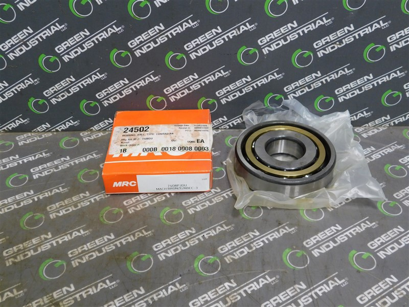 NEW MRC 7408PJDU Angular Contact Bearing 40mm Bore 110mm OD 27mm Width 40° Angle