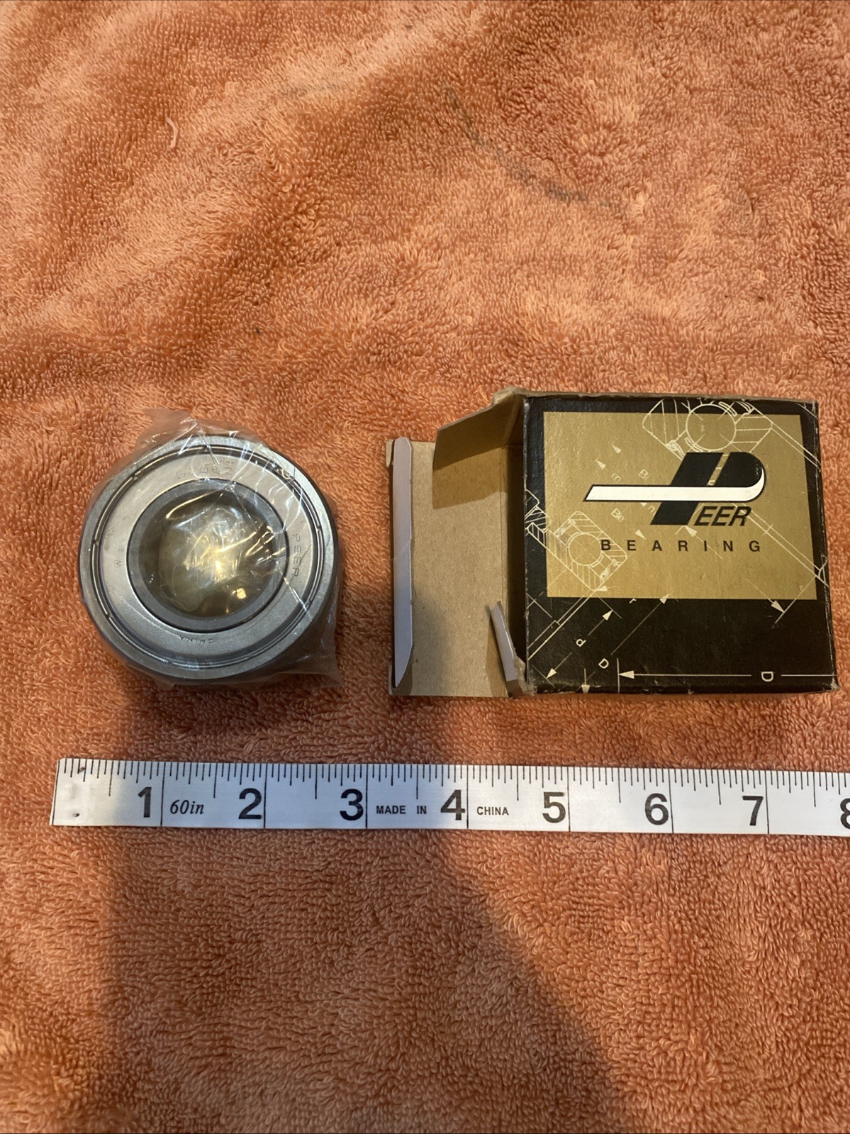 Peer 5206-ZZ Double Row Radial Ball Bearing New In Box Sealed