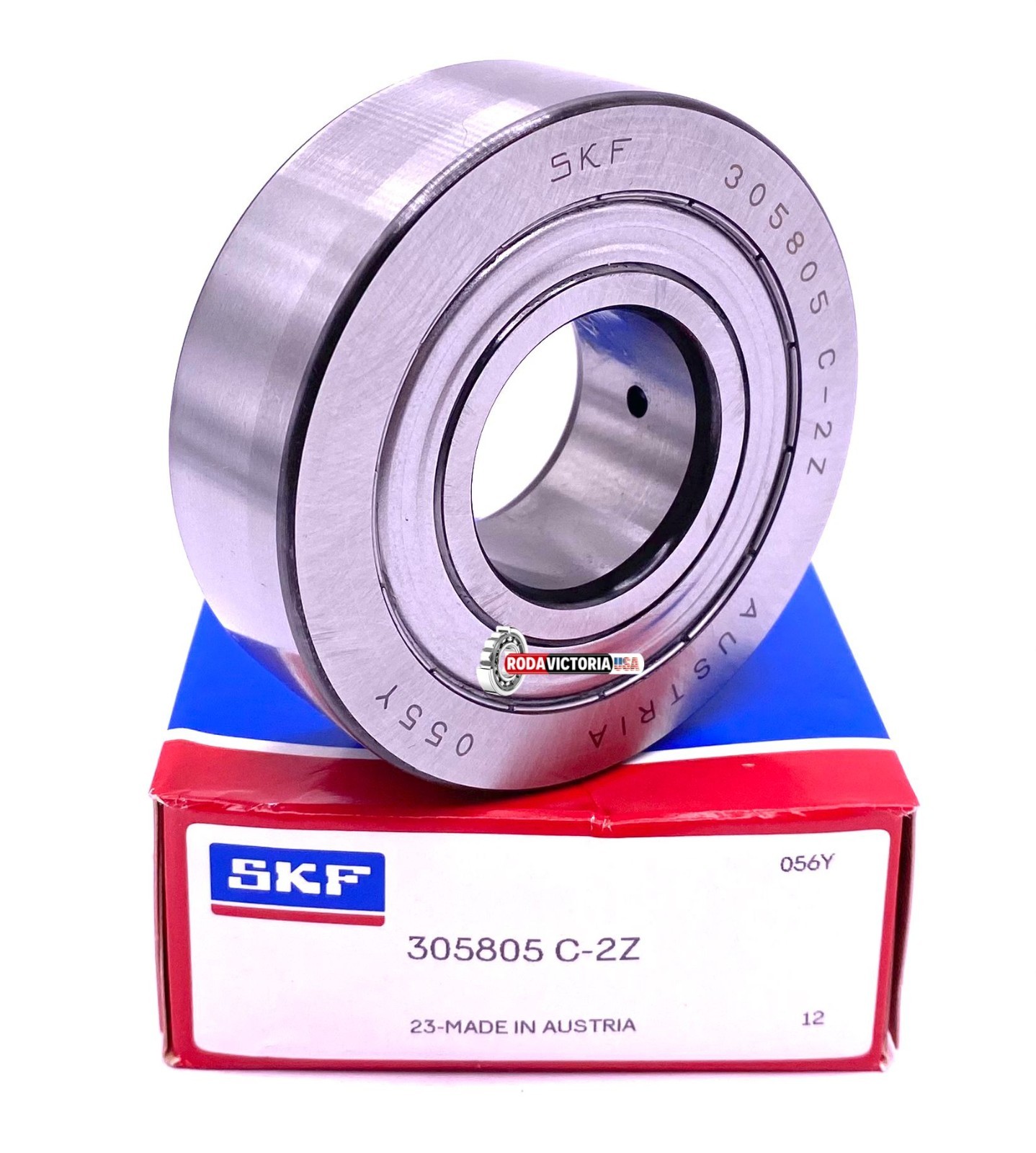 SKF 305805 C ZZ Track Roller Bearing, Spherical Oter Ring 25x62x20.6 mm