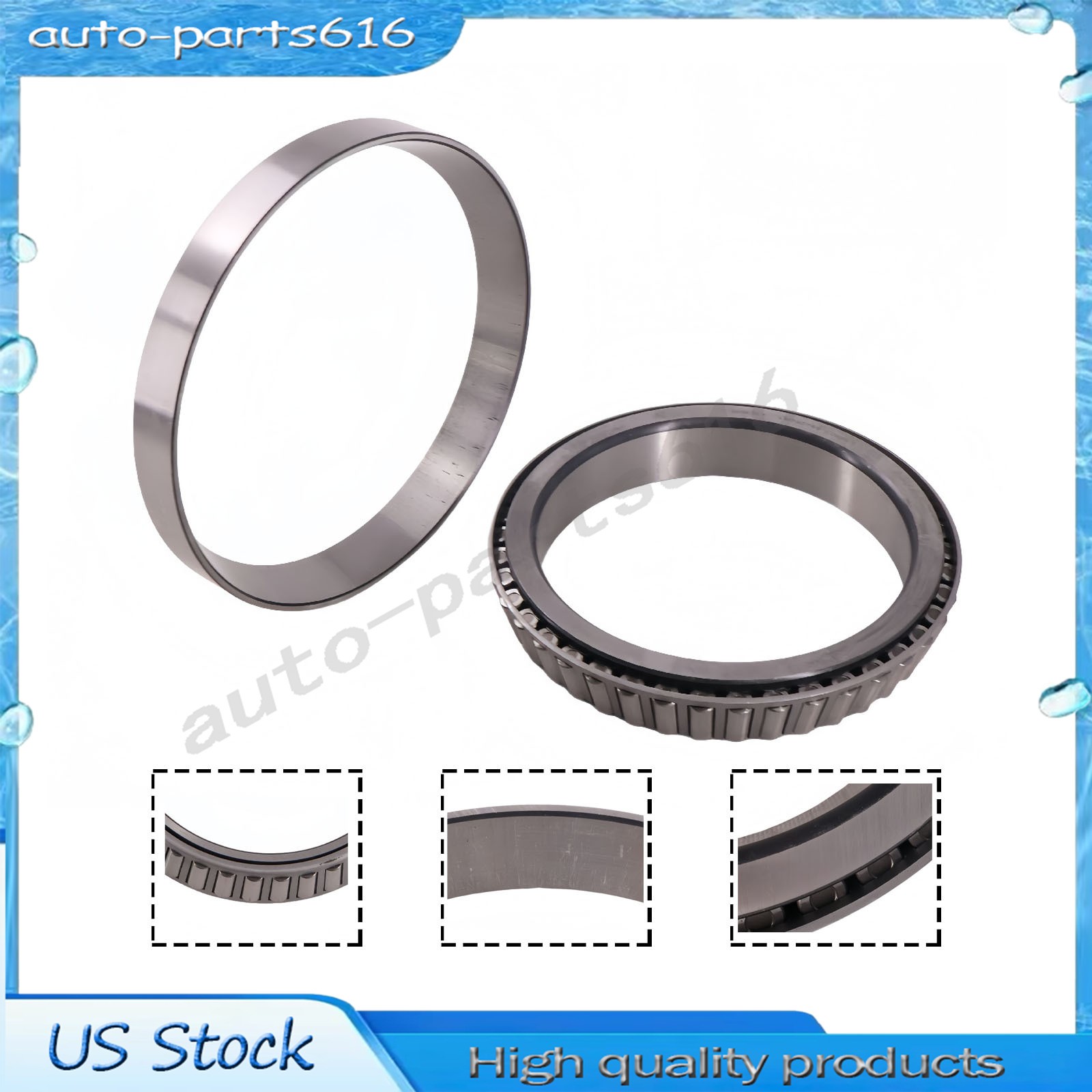 New Tapered Bearing Set Cup and Cone LM742749 LM742710 For Wheel Hub New
