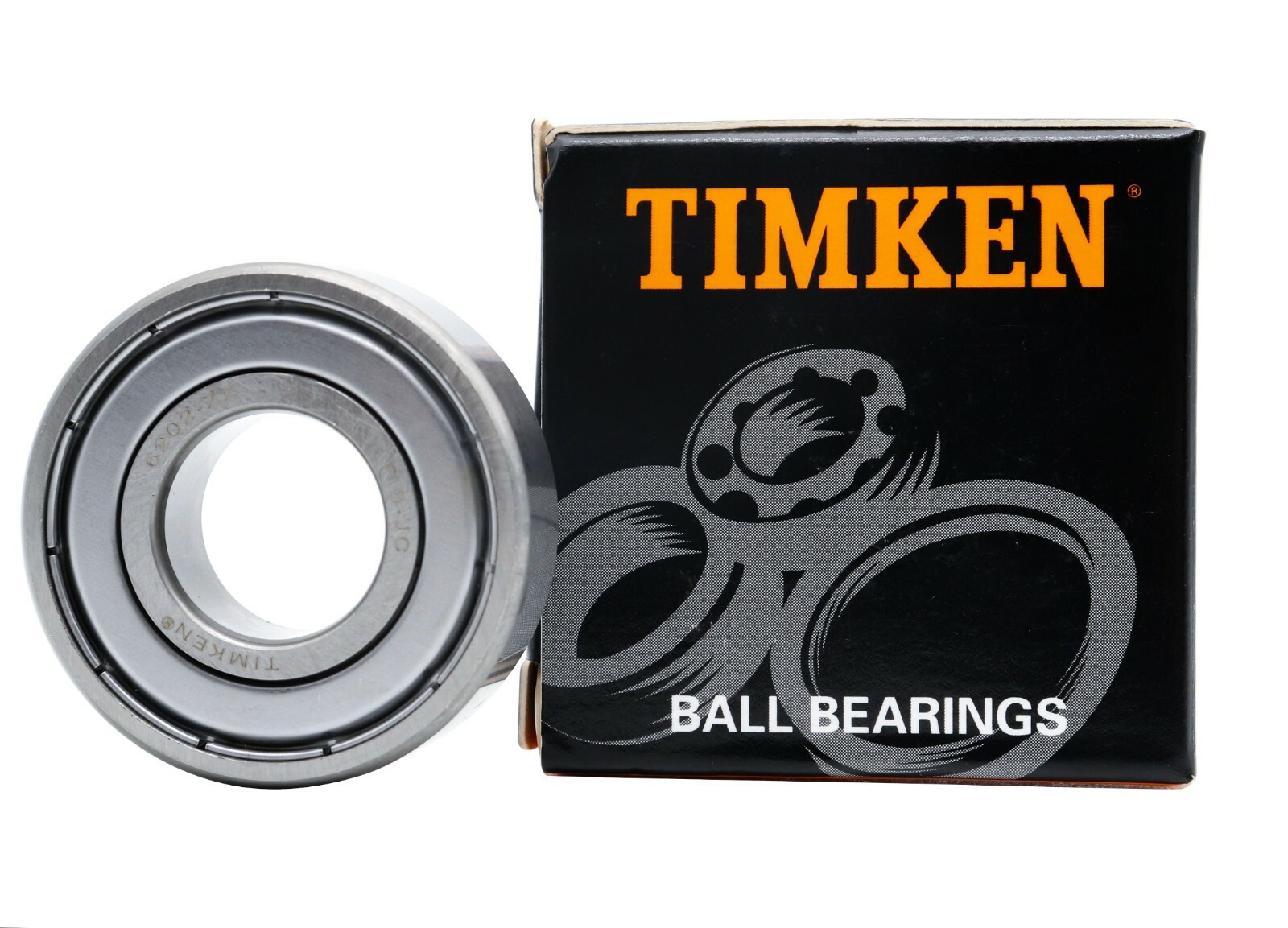 2PACK TIMKEN 6202-ZZ 15X35X11MM Double Metal Seal Ball Bearings