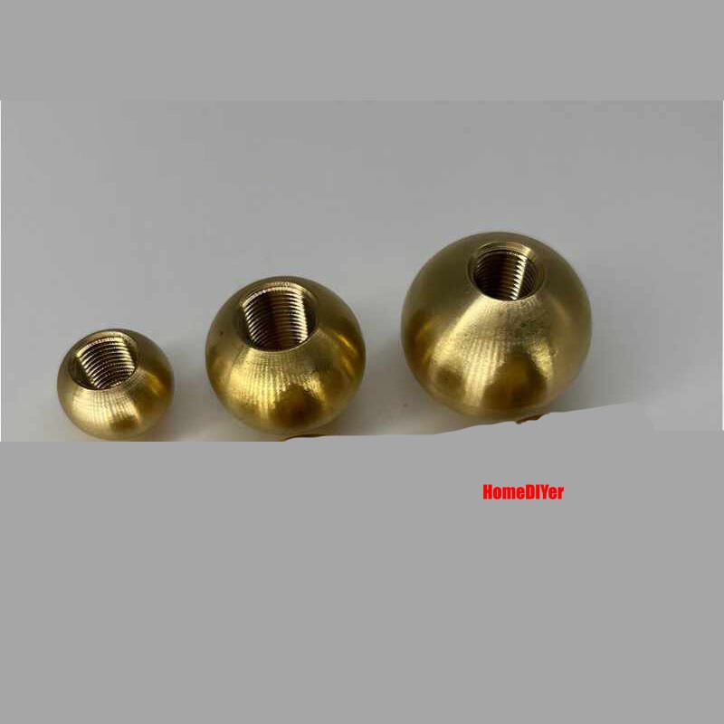 Loose Brass Balls With Threaded M4-M12 Solid Metal Bearing Ball Diameter 10~60mm