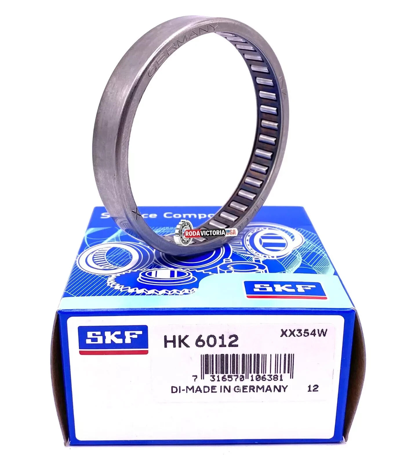SKF Germany HK6012 Drawn Cup Needle Roller Bearing 60x68x12 mm