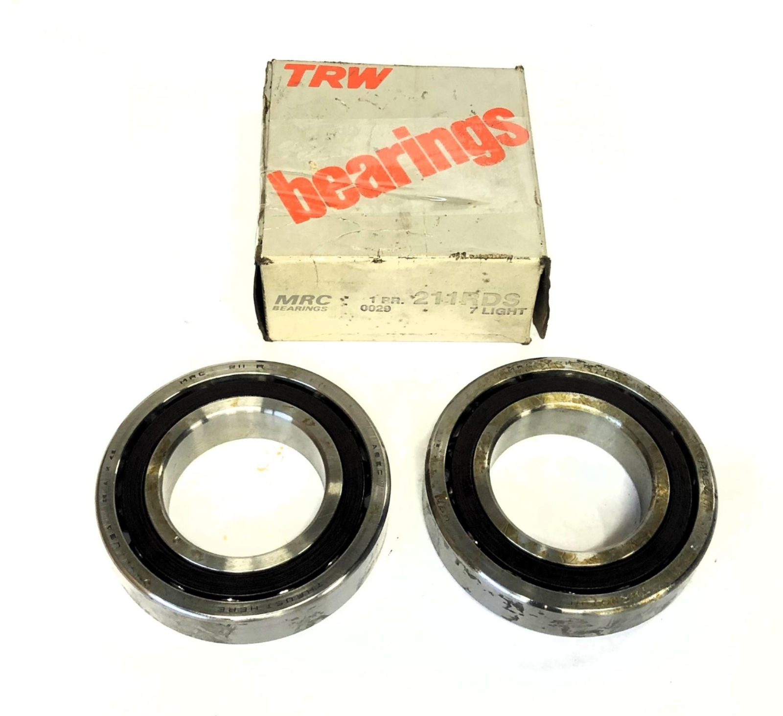 MRC TRW 2 Piece ABEC7 Precision Ball Bearing Set 211RDS NOS