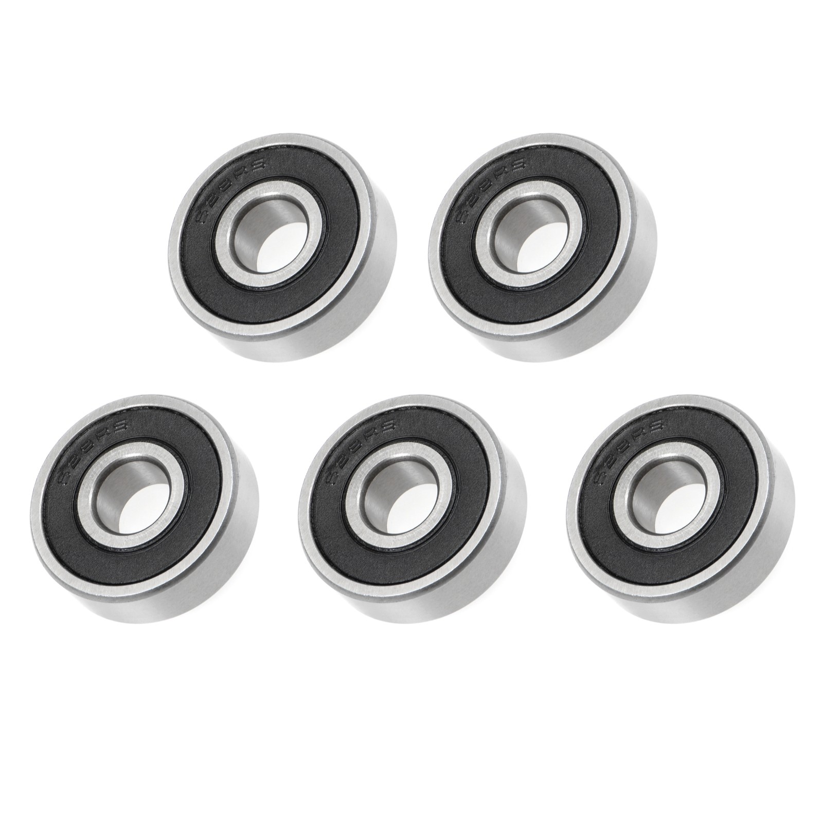 Deep Groove Ball Bearing 629-2RS 9mmx26mmx8mm 5Pcs Chromium Steel Double Sealed