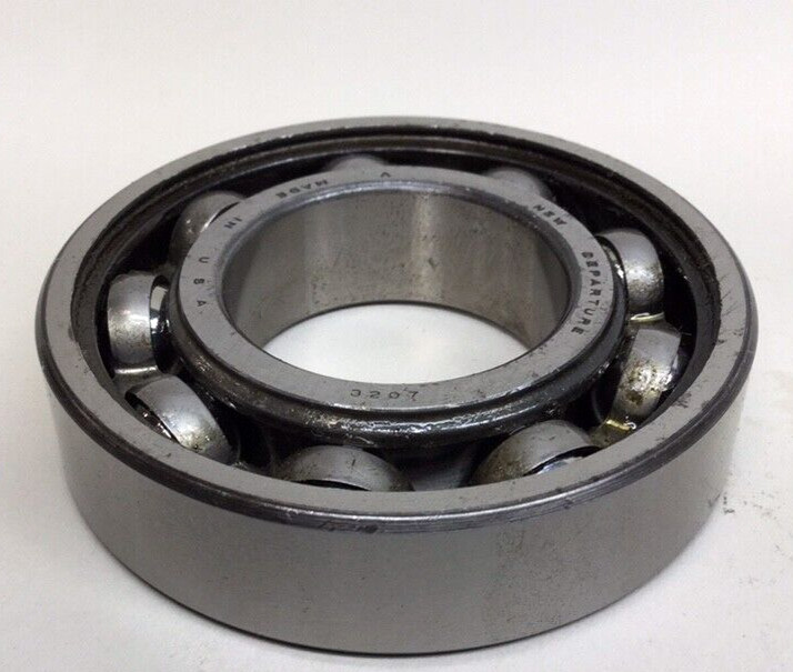 New Departure 3207 Angular Contact Ball Bearing 35mm ID X 72mm OD X 17mm