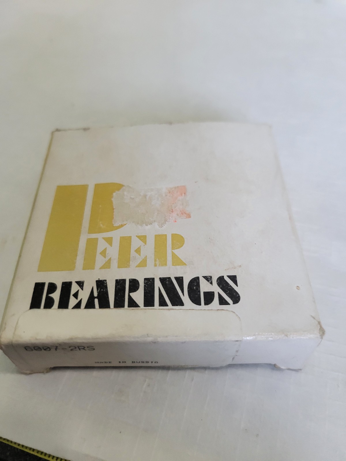 PEER 6007 2RS DEEP GROOVE BALL BEARING, RUBBER SEALED 35x62x14mm PEER