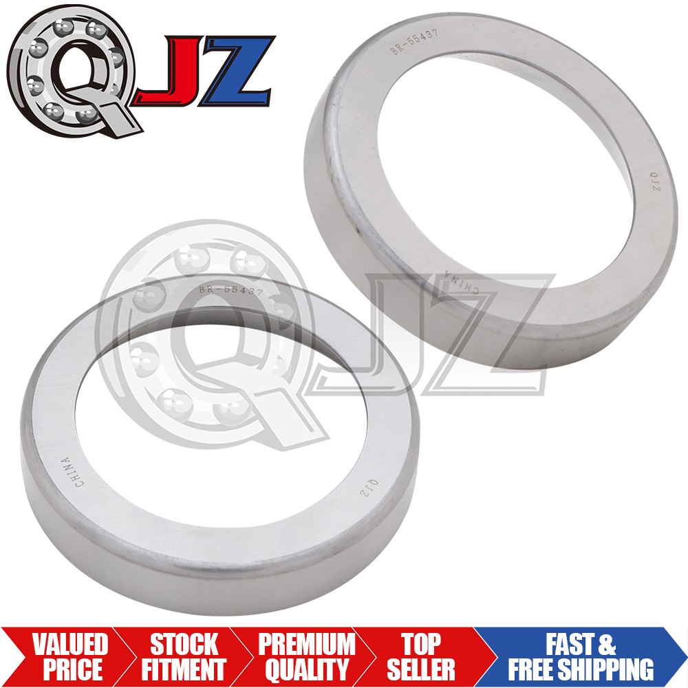 [2-Pack] 55437 Tapered Roller Bearing Single Cup [4-3/8 in OD x 13/16 in W]