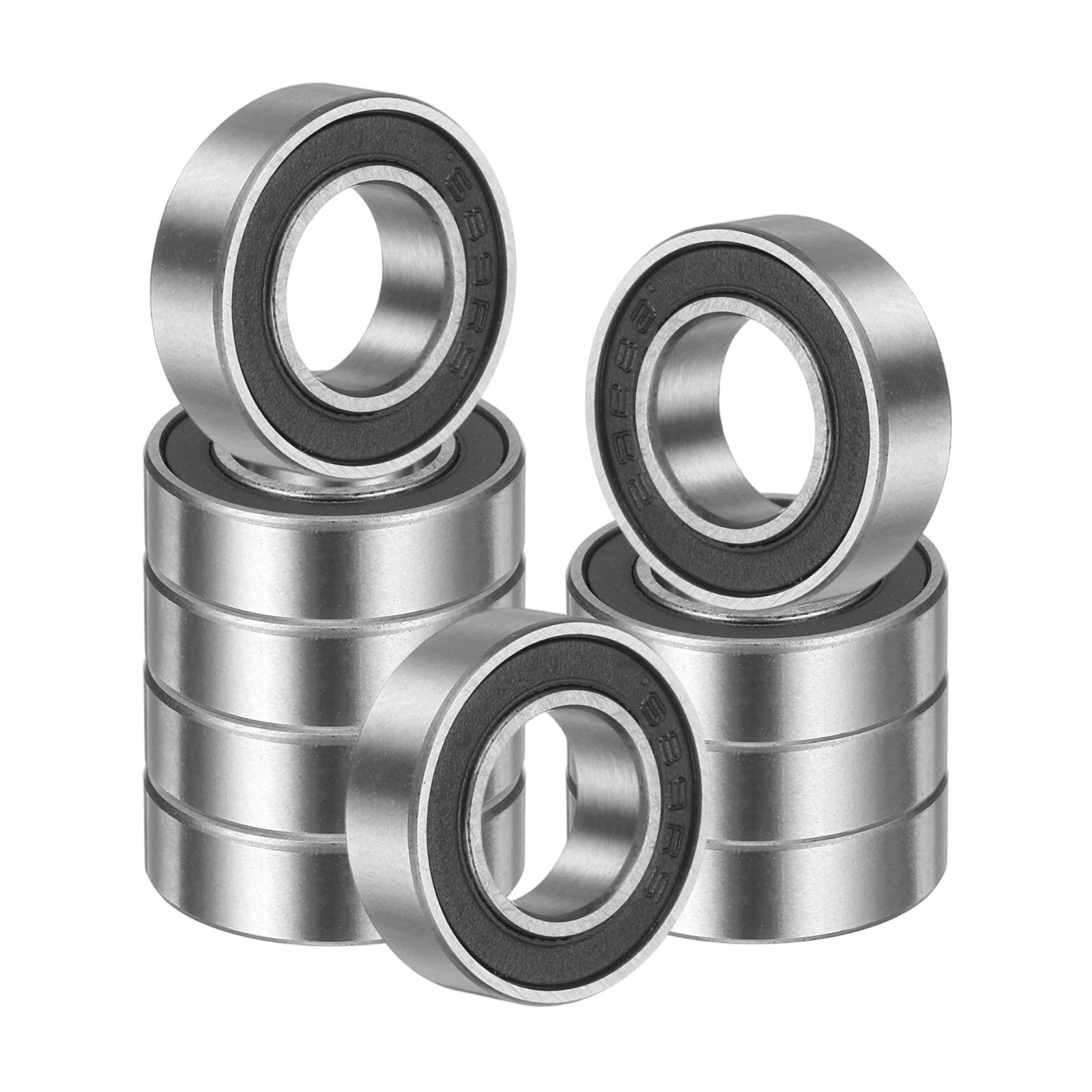 10 Pack 9 x 17 x 5mm 689 2RS Deep Groove Ball Bearings ABEC5