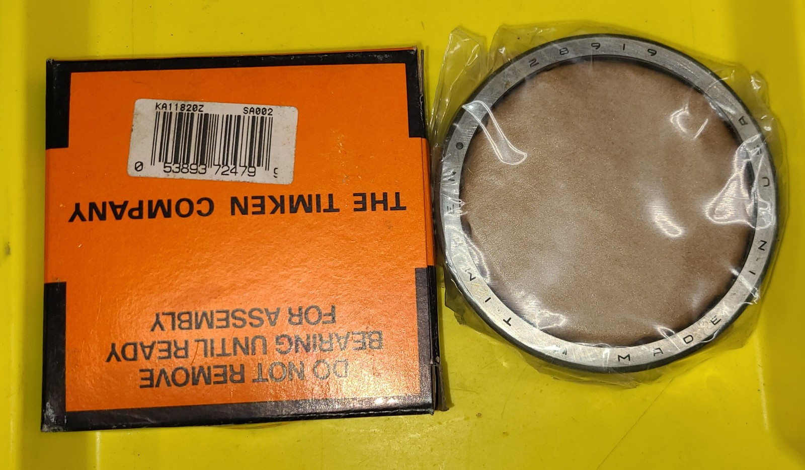 Timken KA11820Z Tapered Roller Bearing Assy 28990 & 28919
