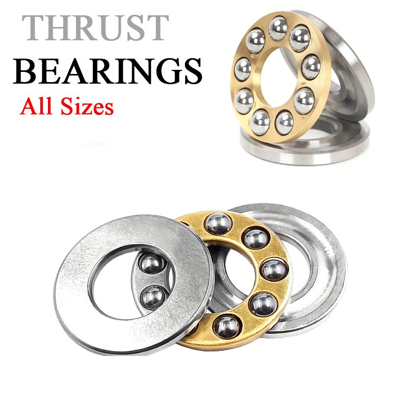 Thrust Ball Bearings Miniature 2mm 3mm 4mm 5mm 6mm 7mm 8mm 10mm 12mm Inner dia