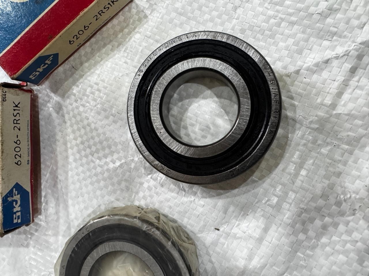 6206-2RS1K SKF DEEP GROOVE BALL BEARING WITH TAPERED BORE 30x62x16mm, 6206-2RS1K