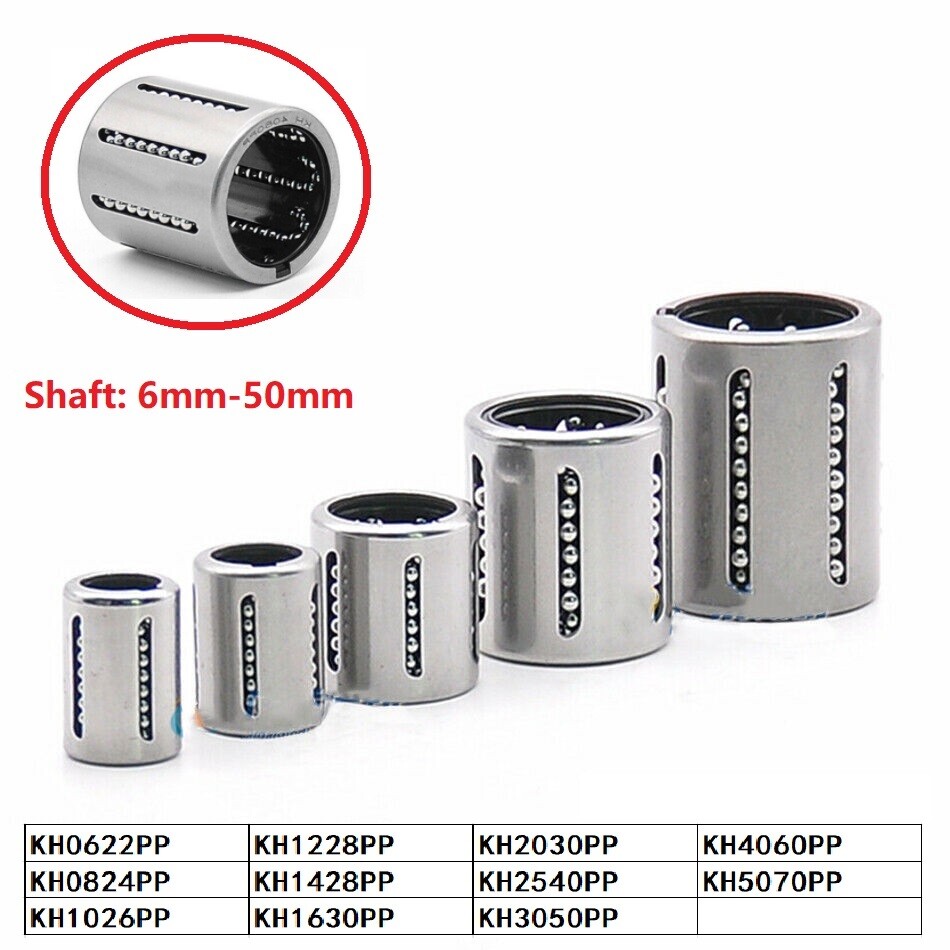 KH-PP Series Linear Ball Bearing Motion Bearing for 6/8/10/12/14/16 – 50mm Shaft