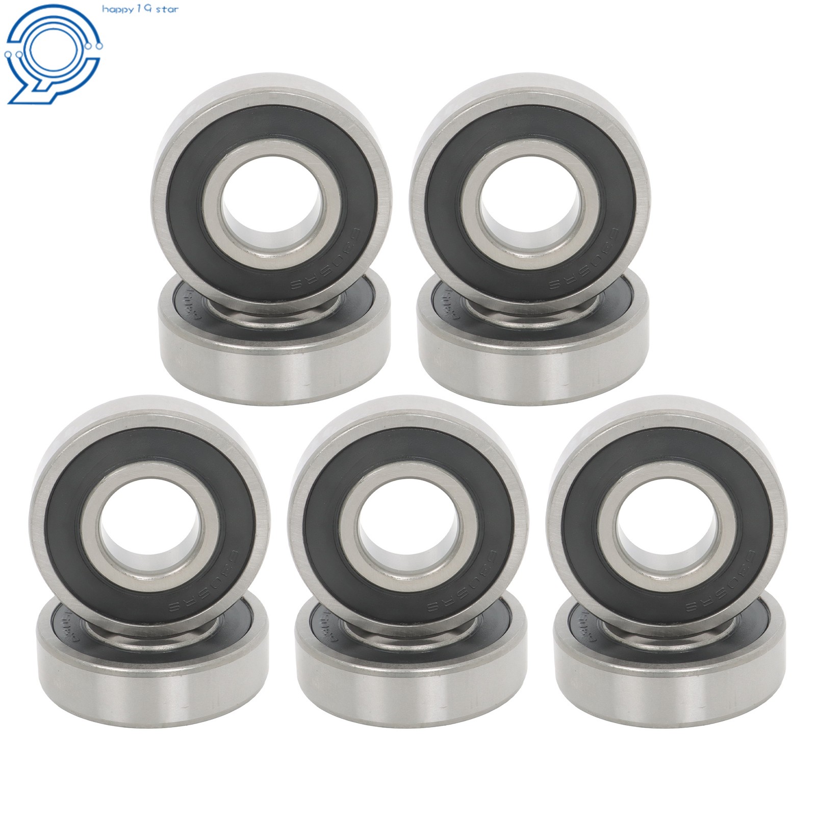 25x62x17mm Ball Bearing 6305 2RS C3 10 Pieces Premium Rubber Sealed Bearings