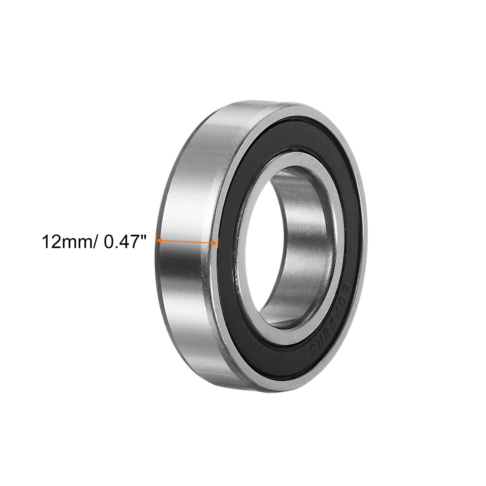 2 Pack 28x52x12mm 60/28-2RS Deep Groove Ball Bearing Z1 Double Sealed