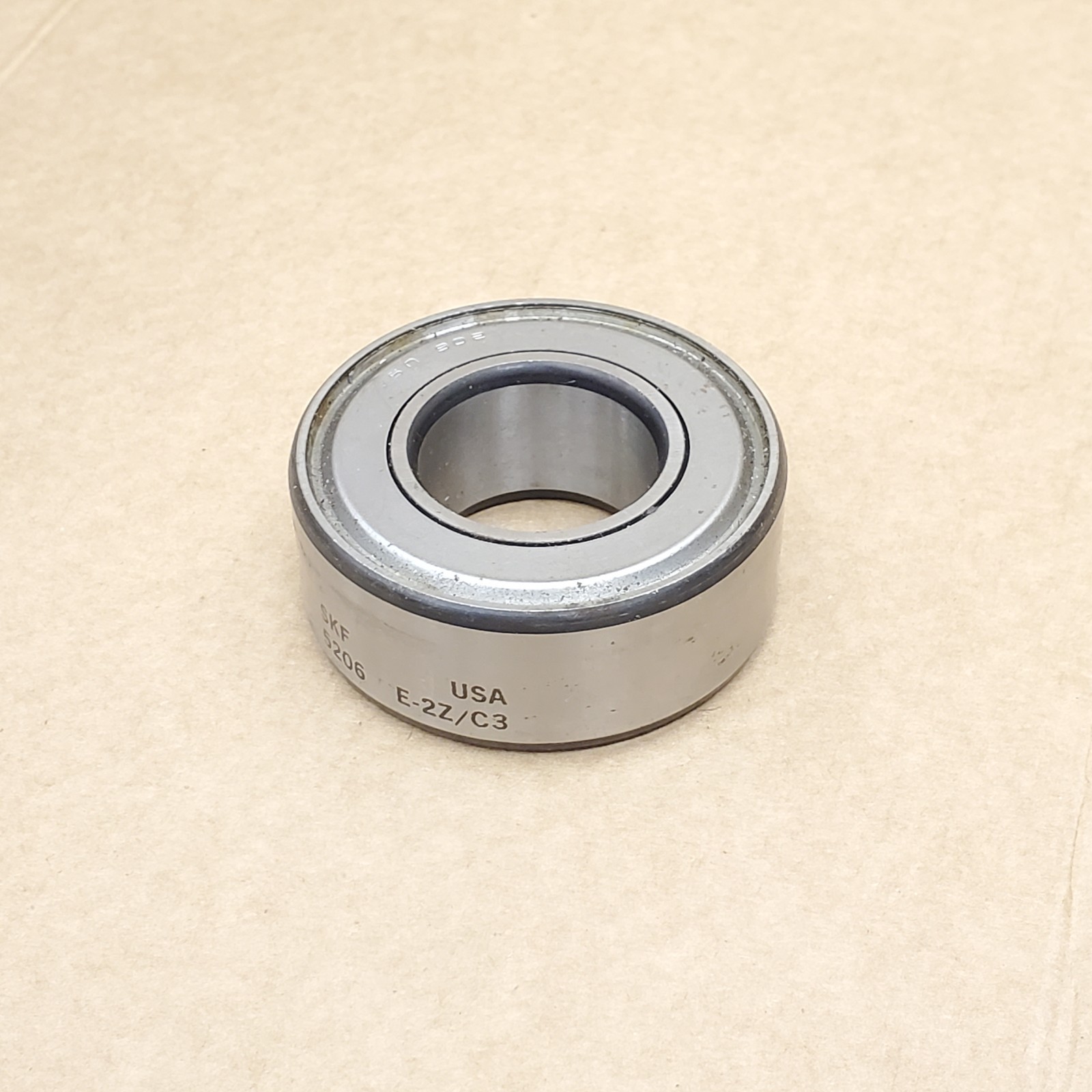 SKF 5206 E-2Z/C3 Ball Roller Bearing Double Metal Shielded USA – NEW