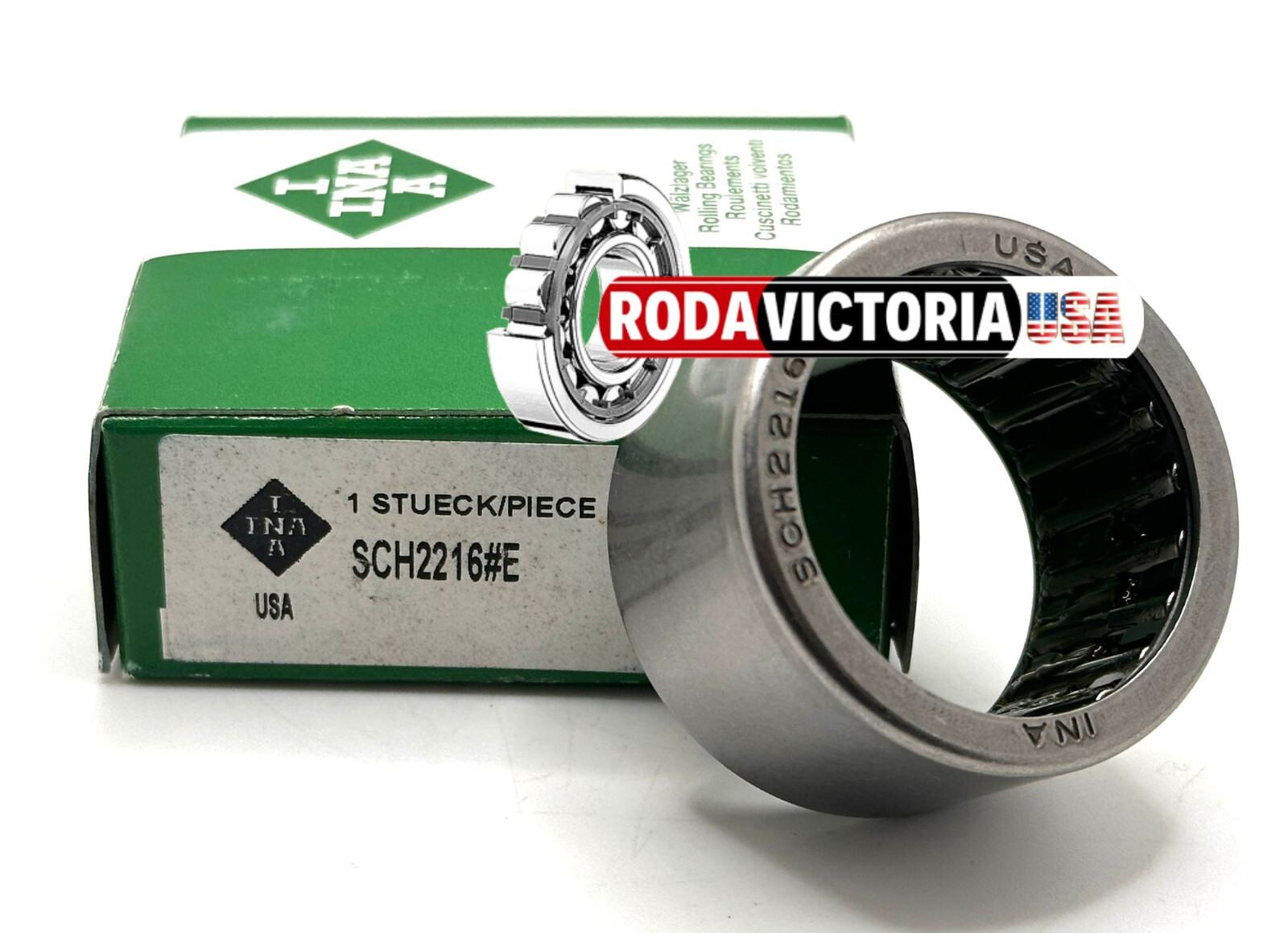 INA USA SCH2216 Drawn Cup Needle Roller Bearing 1.375″ x 1.750″x 1.000″ BHA2216Z