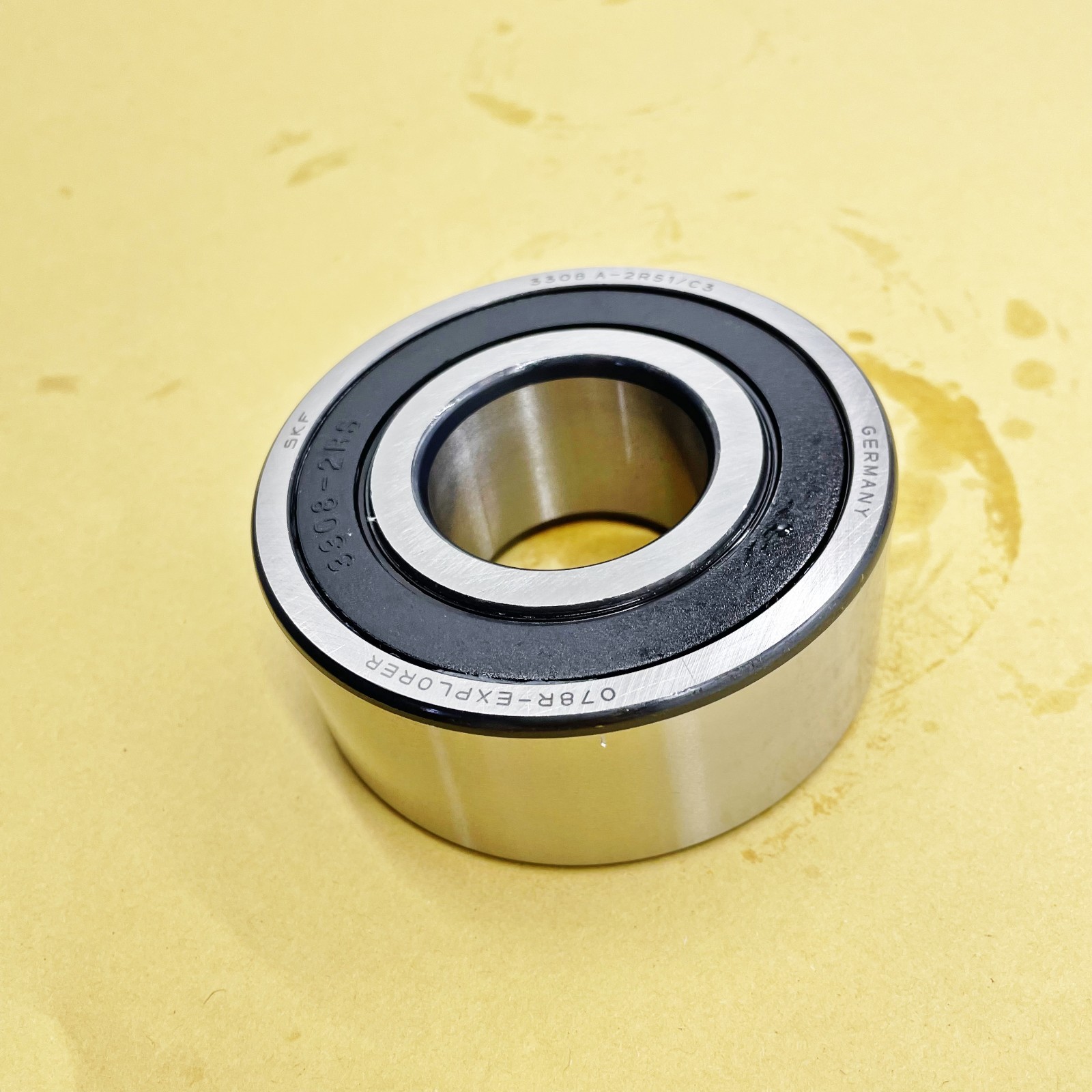 40x90x36.5mm NEW Double Row Angular Contact Ball Bearing Fits SKF 3308A2RS1/C3