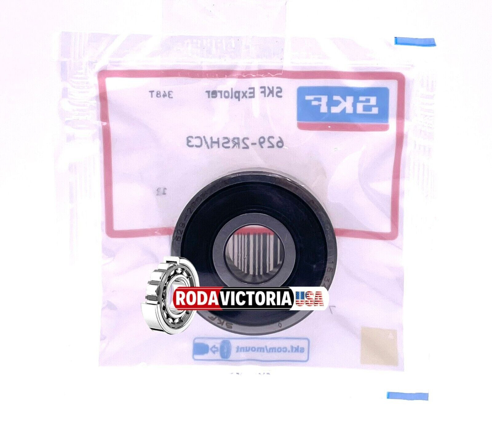 SKF Explorer 629-2RS C3 Deep Groove Ball Bearing 9x26x8 mm