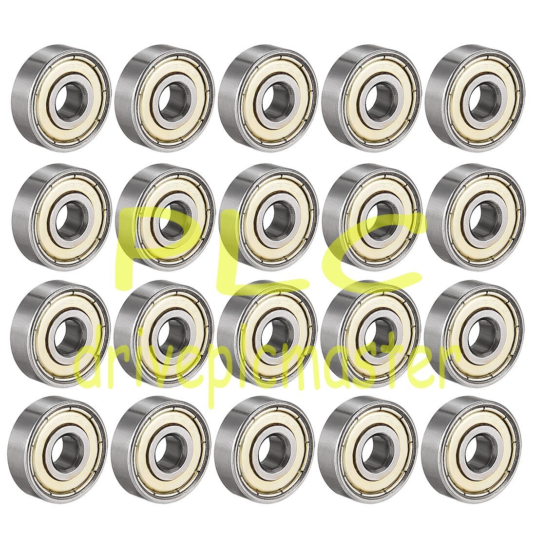 20pcs Deep Groove Ball Bearing 627ZZ Double Shield 7 x 22 x 7mm Carbon Steel #dr
