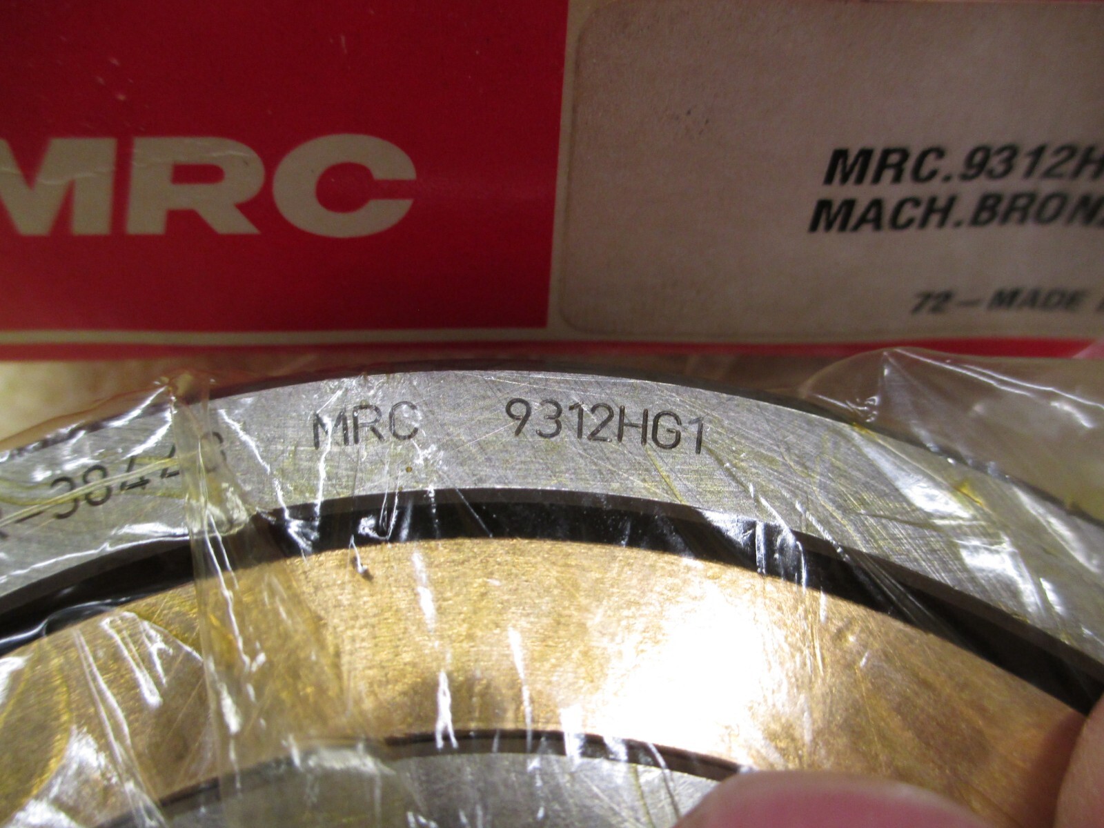 MRC 9312HG1 BRZ, Bearing, Angular Contact Bearing, ABEC 1, ISO P0, NEW, M6