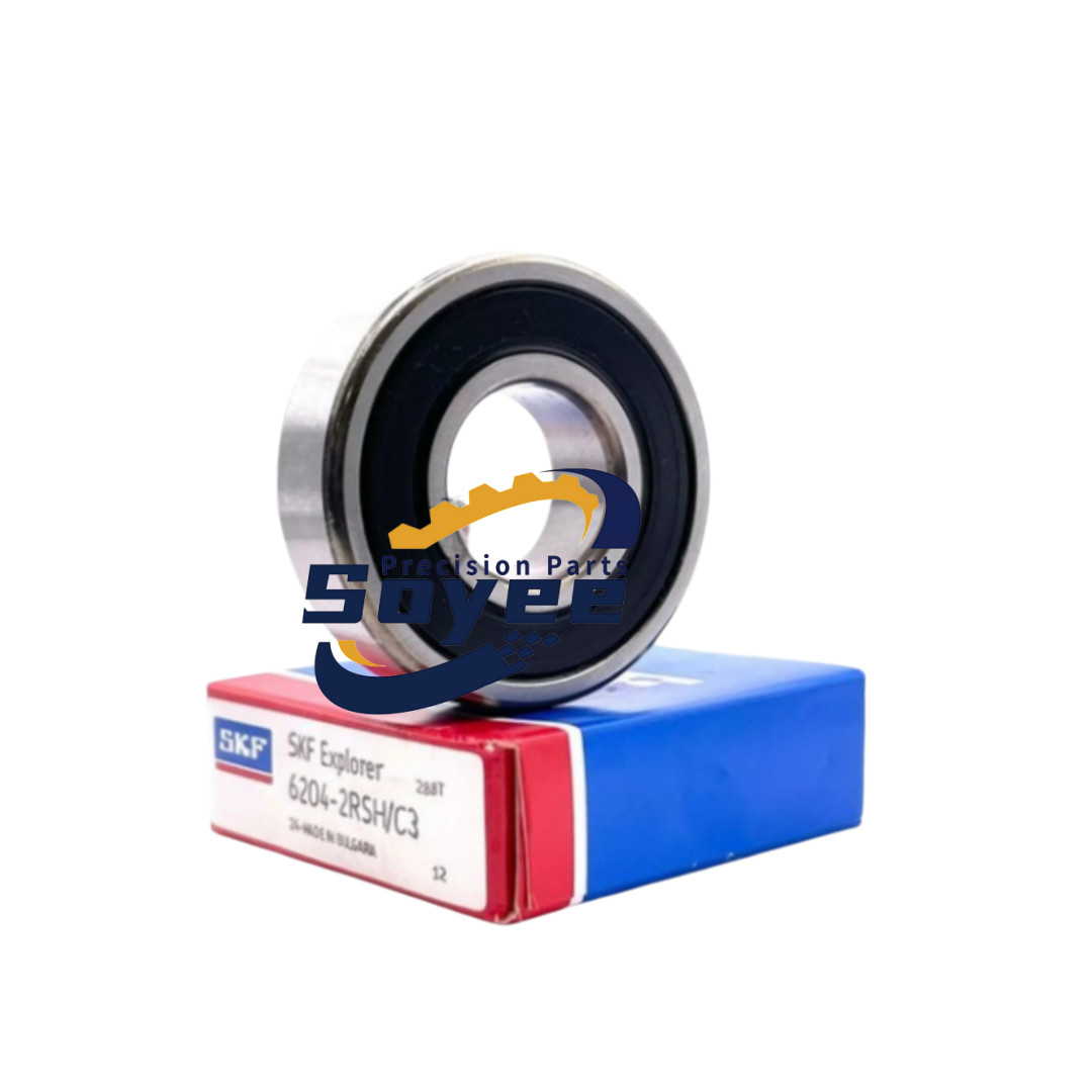 1PCS New SKF 6204 2RSH C3 Deep Groove Ball Bearing, Rubber Sealed 20x47x14mm