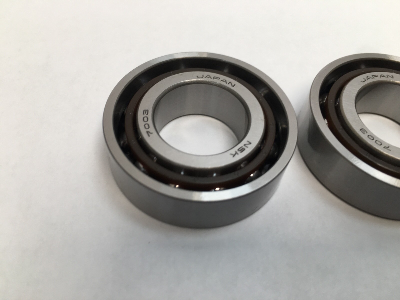 NSK 7003CTYDULPA7 Angular Bearing 17x35x10mm 7003 C TY DUL PA7 ABEC7 Japan 2 Pcs