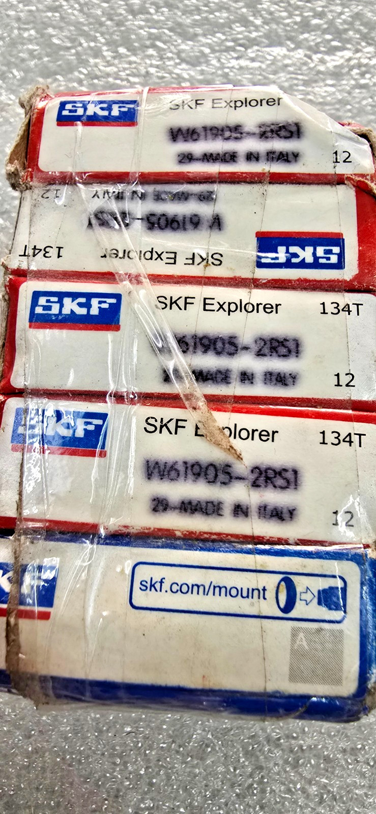 W 61905 2RS1 Single Row Deep Groove Ball Bearing SKF W61905 2RS1 25x42x9 MM 6905