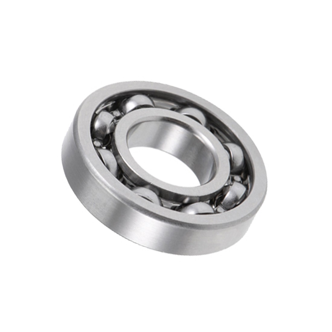 R8 Deep Groove Ball Bearings Open Steel Z2 1/2×1-1/8×1/4″ for Equipment 10Pcs