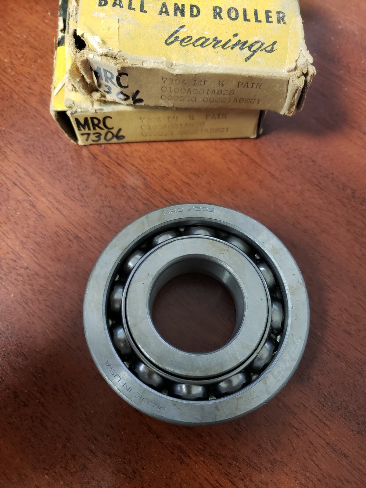 MRC Angular Contact Steel Ball Bearing 7306