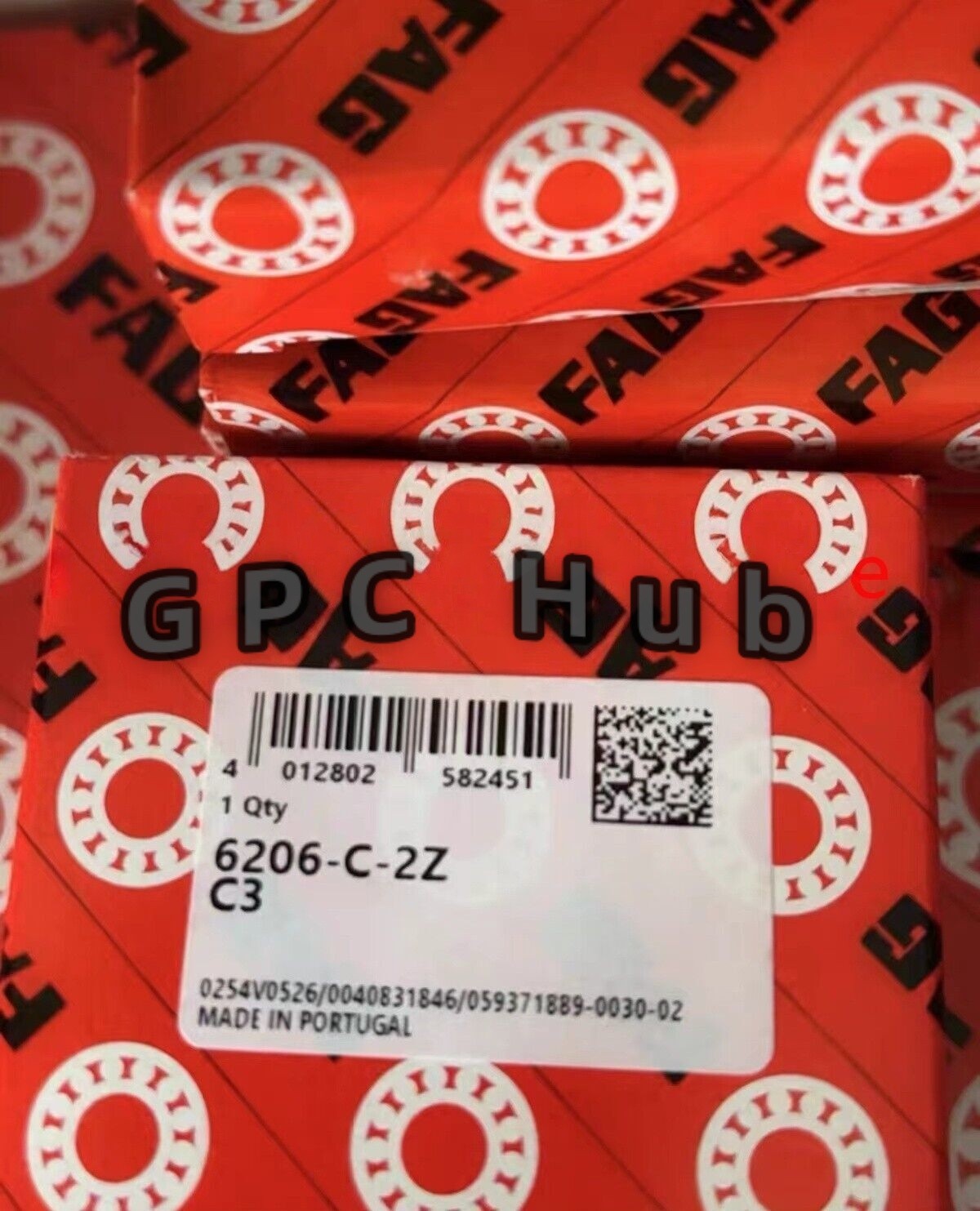 1PCS Brand New FAG 6206-C-2Z-C3 Deep Groove Ball Bearing Fast delivery